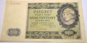 1940 500 zł Pięćset Złotych Seria A 9072288 Góral