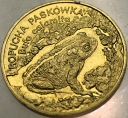 2 zł złote 1998 Ropucha paskówka Zwierzęta Świata