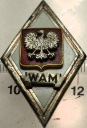 Odznaka WAM wz.1 Wojskowa Akademia Medyczna Łódź LWP PRL absolwentka