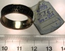 Obrączka Bohaterom Powstania Warszawskiego 1944 PRL cegiełka metka Warmet