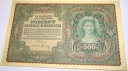 1919 500 pięćset Marek Polskich I Serja BT 345513 banknot