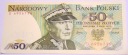 1975 50 zł pięćdziesiąt złotych Seria D 6956736 Karol Świerczewski banknot