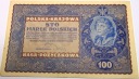 1919 100 sto Marek Polskich IH Serja O 882877 banknot