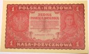 1919 1 Jedna Marka Polska banknot I Serja T