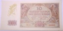1940 10 zł dziesięć złotych Seria L Generalna Gubernia banknot (nr 1)