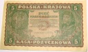 1919 5 Pięć Marek Polskich II Seria CW banknot
