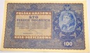 1919 100 sto Marek Polskich IH Serja O banknot
