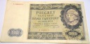 1940 500 zł Pięćset Złotych Seria A Góral (nr 1)