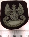 ORZEŁEK Wojska Lądowe mundurowa wojskowa RP guma podkład czerwony (nr 26)