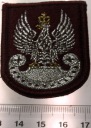 ORZEŁEK Wojska Lądowe mundurowa wojskowa RP WP haft podkład brązowy (nr 03)
