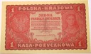 1919 1 Jedna Marka Polska banknot I Serja T
