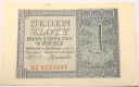 1941 1 zł Jeden Złoty, banknot seria BE (nr 2)