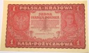 1919 1 Jedna Marka Polska banknot I Serja T