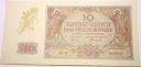 1940 10 zł dziesięć złotych Seria L Generalna Gubernia banknot (nr 1)