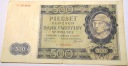 1940 500 zł Pięćset Złotych Seria A Góral (nr 1)