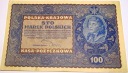 1919 100 sto Marek Polskich IH Serja O banknot