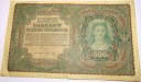 1919 500 Pięćset Marek Polskich banknot I Seria BU