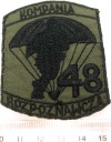 Naszywka 48 Kompania Rozpoznawcza 6 Pomorska Brygada Powietrznodesantowa