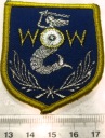 Naszywka Warszawski Okręg Wojskowy WOW syrenka haftowana WP III RP