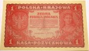 1919 1 Jedna Marka Polska banknot I Serja DZ