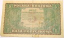 1919 5 Pięć Marek Polskich II Seria BU banknot