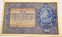 1919 100 sto Marek Polskich IH Serja O banknot