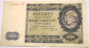 1940 500 zł Pięćset Złotych Seria A Góral (nr 2)
