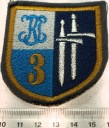 Naszywka 3 Mazurski Batalion Rozpoznawczy Giżycko JW 2744 WP III RP