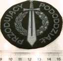 Naszywka Przodujący Pododdział Wojska Lądowe wz. 1974 LWP PRL