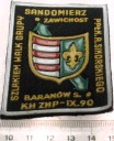 Naszywka 1990 ZHP Hufiec Sandomierz Szlakiem Walk Wrzesień 1939 rajd (nr 2)