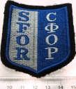 Naszywka BOŚNIA SFOR СФОР Stabilisation Force NATO NORDPOLBGD WP III RP