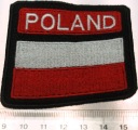 Naszywka FLAGA POLAND naramienna misje ONZ wojskowa WP III RP (nr 1)