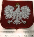 Naszywka naramienna misje ONZ wojskowa godło orzeł WP III RP (nr 4)