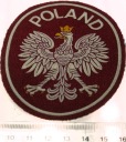 Naszywka naramienna POLAND misje ONZ wojskowa orzeł WP III RP (nr 1)