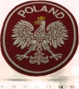 Naszywka naramienna POLAND misje ONZ wojskowa orzeł WP III RP (nr 2)