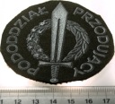 Naszywka Przodujący Pododdział Wojska Lądowe wz. 1974 emblemat LWP PRL