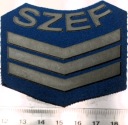 Naszywka Szef Kompanii Eskadry 3 stopnia Wojska Lotnicze wz.1974 LWP PRL