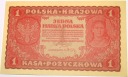 1919 1 Jedna Marka Polska banknot I Serja DD