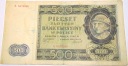 1940 500 zł Pięćset Złotych Seria A Góral (nr 2)