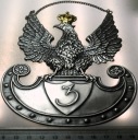 Ryngraf z orłem 3 Pułku Piechoty Legionów plakieta DUŻY