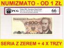 100 zł, złotych 1976 seria AL 0331339 EPQ 66 UNC
