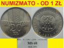 20 zł złotych 1976, Wieżowiec i Kłosy, MS 68! BCM