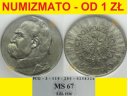 5 zł złotych Józef Piłsudski 1936 St. 1- PCG MS 67
