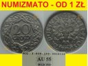 20 gr groszy 1923 Stan AU 55, BCM od 1 zł