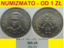 20 zł, złotych 1974, Marceli Nowotko MS 68 BCM