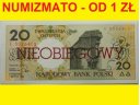 20 zł złotych 1990 GDAŃSK seria E 5026405, st.1