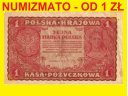 1 marka polska mkp 1919 r. seria / serja KW st. 5