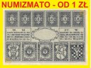 Karta żywnościowa 1918 r. chleb, ziemniaki. st. 3