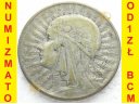 5 zł złotych Głowa kobiety bez znaku 1932 st 3-/4