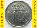 HOLANDIA 10 Cents / centów 1958 r.